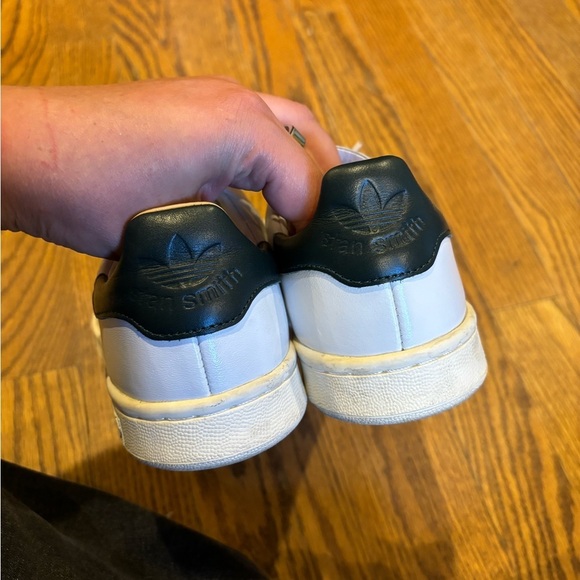 Stan Smith Adidas Sneakers white/blue/gold size 6 women’s - Picture 7 of 7